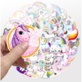 20/40/60 pcs of cartoon cute unicorn sticker pack for girls kids graffiti Stickers. 