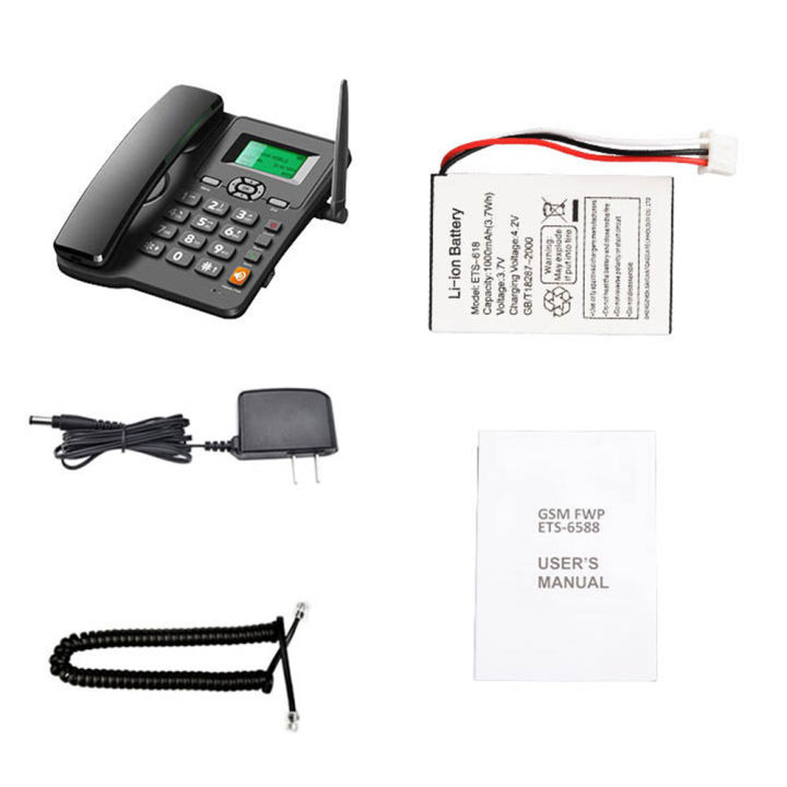 Cordless%20Phone%20Desktop%20Telephone%20Support%20GSM%20850/900/1800/1900MHZ%20Dual%20SI-M%20Card%202G%20Fixed%20Wireless%20Phone%20with%20Anten-na%20Radio%20Alarm%20Clock%20Funtion%20for%20House%20Home%20Call%20Center%20Office%20Company%20Hotel%20-%20Image%207