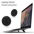 1 Pair Laptop Stands Universal Black Mini ABS Portable Heat Dissipation Notebook Computer Cooling Pads Base Holder for MacBook. 