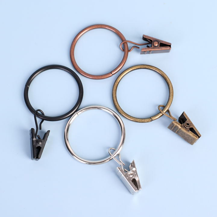 10Pcs/Set%20Curtain%20Rings%20Clips%20Metal%20Decorative%20Rustproof%20Drapery%20Window%20Curtain%20Hanging%20Ring%20Hook%20Clothes%20Clip%20Hanger%20-%20Image%208