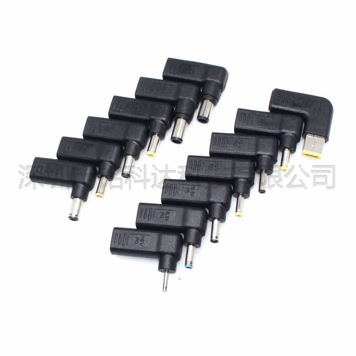 BUSB%203.1%20Type%20C%20USB-C%20to%20Rectangle%20DC%20Plug%205.5mm%204.0mm%207.4mm%20Adapter%20PD%2090%20Degree%20Angled%20for%20Laptop%20Tablet%20-%20Image%205