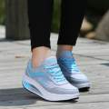 【ZIME】Women Casual Shoes Outdoor Sports Shoes Ladies Increased Rocking Shoes Breathable Sports Shoes. 