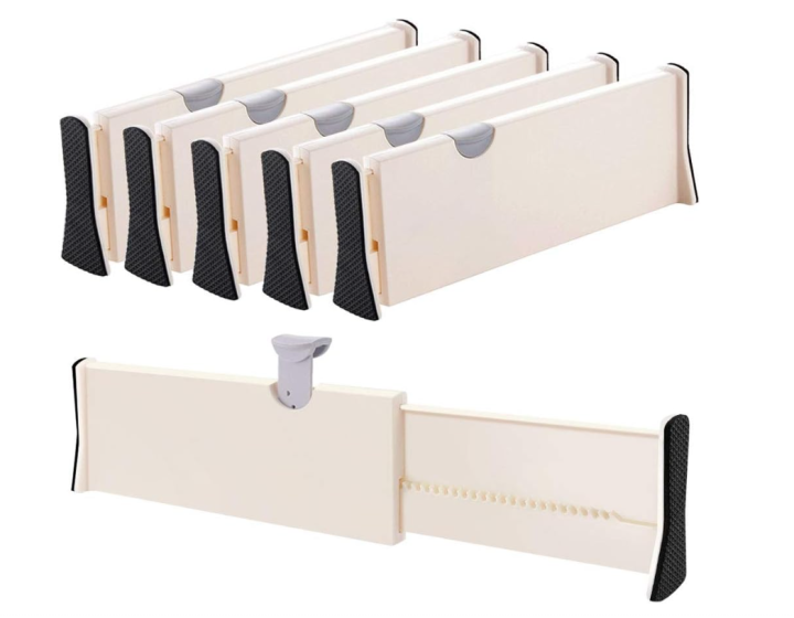 Drawer Dividers  Organizer  Adjustable  Separators with  Inserts Expandable