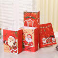 Paper Biscuit Christmas Supplies Bag Santa Claus Christmas Gift Bags Party Supplies Candy Bag. 