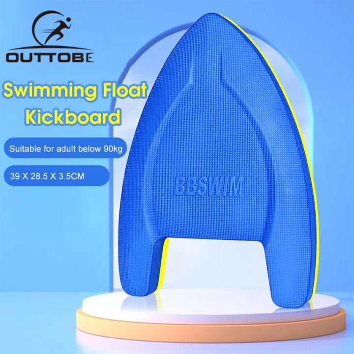 Outtobe Float Kickboard A Shape EVA Swimming Board Floating Plate Back Pool Training Safety Aid Tools For Ad ult & Chi ld Training Learn Swimming Floating Plate For Child ren Safe Summer Water Floating Plate