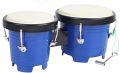 Mini Bongo Pair Mini Tunable Plastic Bongos 5" and 6" Plastic Small Bongo Drums,Natural Sheepskin Head. 