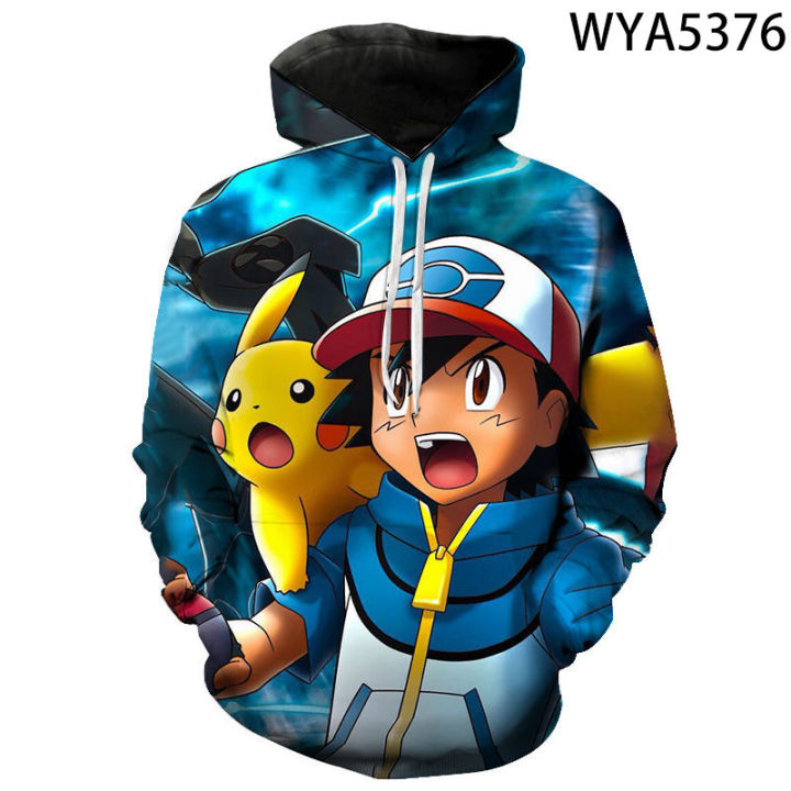 Pokemon%20Pikachu%20Pok%C3%A9mon%20Manga%C2%A0fleece%20sweater%20Coat%20Children's%20Clothes%20Casual%20Fashion%20Cartoon%20pullover%C2%A0Clothes%20Kids%20Baby%20-%20Image%204