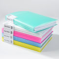 A4 40/80/100 Pages Plastic Budget Binder File Folders Documents Booklet Leaflet Student Desk Supplies Organizer. 