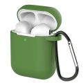 Airpods 1 2 i11 i12 Inpods 12 Case Pouch Silicone Cover with Hook - Soft High Quality Pouch for Earpods 178353785 STYLES-CMB (PVT) LTD. 