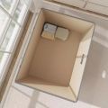 Cloth Storage Box Covered Clothes Storage Box Clothes Storage Box Household Foldable Cotton and Linen Storage Box. 