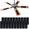 20 Pcs Ceiling Fan Blade Filters Ceiling Fan Air Filters Fan Air Purifier Pads Coconut Carbon Ceiling Fan Air Filter. 