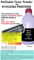 Toner Powder to Refill KYOCERA Laser Toners. 
