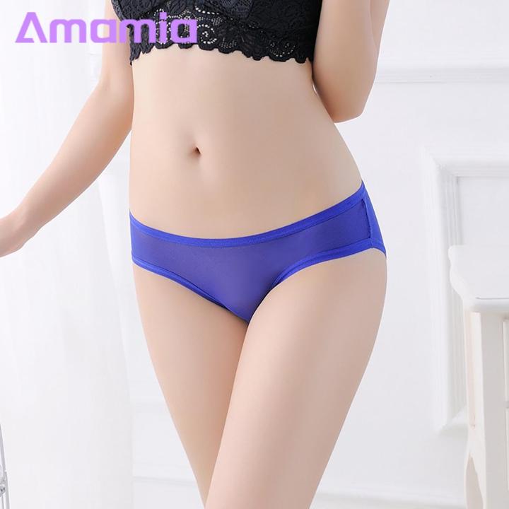 Breathable%20Mesh%20Briefs%20Mesh%20Briefs%20Solid%20Color%20Ultra-thin%20Low-rise%20Panties%20Breathable%20Underpants%20Women%20Mesh%20Panties%20-%20Image%202