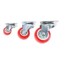 Heavy Duty Castor Wheels, 3 inches wheel, No lock adjustable, Rotatable wheels. 