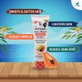 YC Whitening Papaya Extract Face Wash Lightens Skin & Deep Cleansing 100ml. 