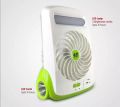 Aiko Super Mini Rechargeable Portable Fan with 0.5W Torch and 10 Pcs LED Light AC/DC Operated- AS-703-L. 