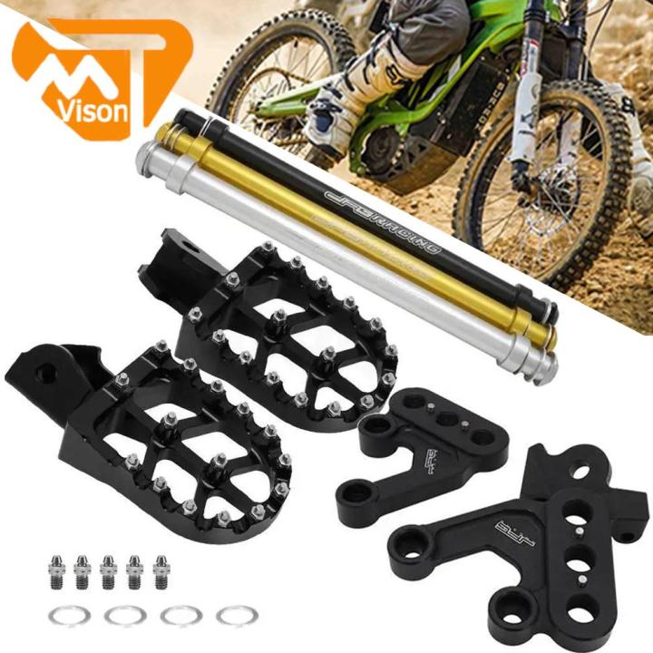 Motorcycle Foot Pegs Rest Footpeg Bracket Lever Footbracket Sets For Sur-Ron Sur Ron Surron X S Bee X S Off-Road Bike