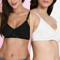New D Cup Size Basic Cotton Bra. Size 32D 34D 36D  38D. 