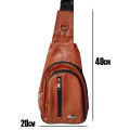 Chest Bag Lightweight Outdoor Sports Leisure Couple Men's Shoulder Bag Adjustable Shoulder Strap Crossbody Bag. 