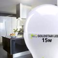 15 W LED BULB QUALITY  GOLDSTAR BRAND  -- B22/Pin Type --  ( 12 MONTH WARRANTY ). 