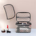 Makeup Bags Mesh Cosmetic Bag Portable Travel Pouches Zipper Pouches Home Office Accessories. 