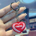High-quality Keychain Mini Keychain Red Keychain Heart-shaped Keychain Cute Keychains Love Keyring. 