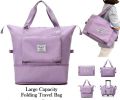Large Capacity Folding Travel Bag Lightweight Waterproof Carry On Luggage Bags with Fixed Strap Dry and Wet Separation Foldable Travel Duffel Bag for Weekender Overnight Bag. 