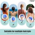 Silicone Swim Cap, Comfortable Bathing Cap Ideal for Curly Short Medium Long Hair, Swimming Cap for Women and Men, Shower Caps Keep Hairstyle Unchanged…. 