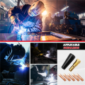 7Pcs/Set Gasless Nozzle Tips for FC90 Flux-Cored Wire Feed 0.8mm FC90 MIG Welder Welding Tools Easy Install Easy to Use. 