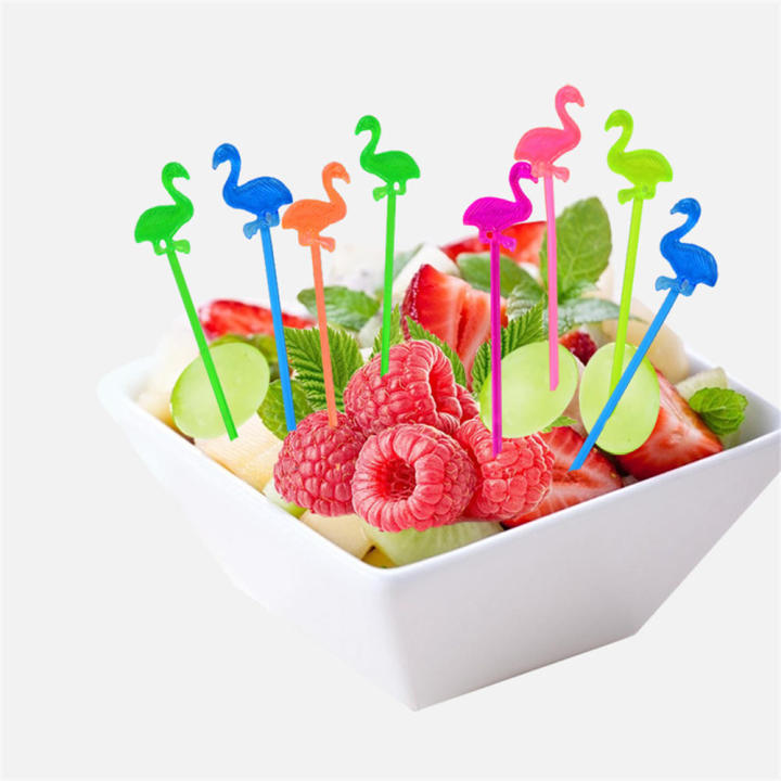50Pcs%20Party%20Supplies%20Flamingo%20Fruit%20Fork%20Mini%20Pick%20Buffet%20Cupcake%20Fruit%20Fork%20Cake%20Dessert%20Salad%20Sticks%20Cocktail%20Toothpick%20-%20Image%208