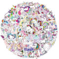 20/40/60 pcs of cartoon cute unicorn sticker pack for girls kids graffiti Stickers. 