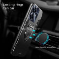 For Realme C55 Case Shockproof Armor Stand with Holder Car adsorb Ring Back Cover Casing hp For Realme C55 Phone cases. 