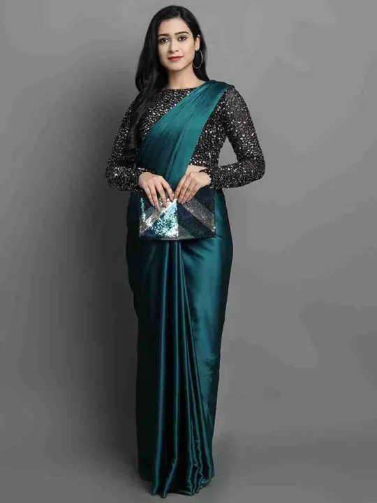 Wedding%20Saree%20Elegant%20Traditional%20Indian%20Wedding%20Dress%20for%20Brides%20Silk%20Wedding%20Saree%20with%20Blouse%20Piece%20-%20Image%202