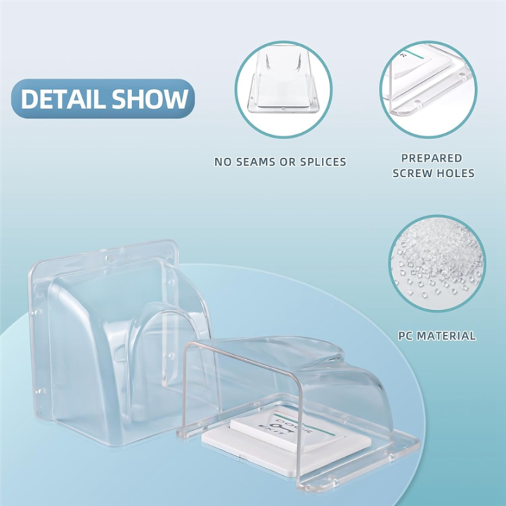 Model%2086%20Switch%20Waterproof%20Cover,Waterproof%20PC%20Rain%20Cover%20for%20Door%20Access%20Control%20Keypad%20Controller%20Rainproof%20Cover%20Durable%20-%20Image%207