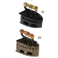 Dollhouse Room Model Mini Old Miniature Iron clothes Tool MJK. 