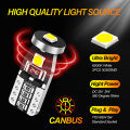 Canbus W5W T10 Led Lights Car License Plates Indicator Interor simple Accessories For BMW E46 E90 F10 Volkswagen Golf 7 Passat B6 12V. 