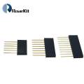 30PCS 2.54MM 6Pin 8Pin 10Pin 10MM Long Needle Female Header Strip Stackable Header for Arduino W5100 6p 8p 10p DIY Kit. 