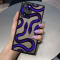 Fashion Gold Purple Black Snake Matte Phone Case for Samsung Galaxy NOTE 20 10 9 8 A13 A12 A10 A11 7 A05 A04 A03S A02S A03 Case. 
