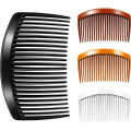 1 Pieces Plastic Side Hair Twist Comb French Twist Comb Hair Clips with Teeth for Fine Hair Accessories Women Girls. 