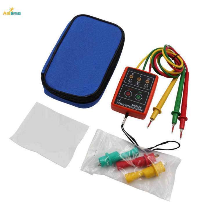 Three Phase Indicator LED Indicator Sequence Tester Digital Phase ...