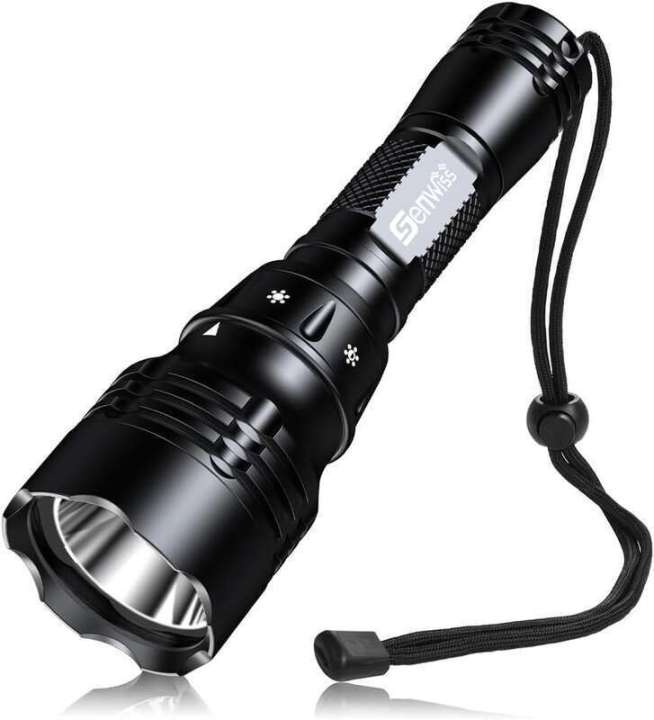 Linman%20Genwiss%20Scuba%20Diving%20Flashlight%20Dive%20Torch%202000%20Lumen%20Waterproof%20Underwater%20XM-L%202%20LED%20Submarine%20Lights%20Holder%20with%20Charger%20for%20Under%20Water%20Deep%20Sea%20Cave%20at%20Night%20-%20Image%207