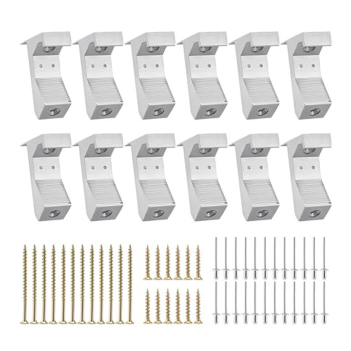 Floor Repair Kit No More Squeaking Kit Eliminates Floor Squeaks Fits Most Carpet Hardwood Floors, for Fix Flooring,12Pcs