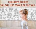 Children's Drawing Roll,3 Meter Colouring Doodle- Sticker, Sticky Back DIY Painting Paper Roll, Creative Art Supplies for Toddlers and Kids. 