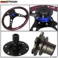 Steering Wheel Snap Off Quick Release Hub Adapter Boss kit Universal For BMW e34 EP-CA0011（black）. 