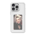 New-tech NFC Function Phone Case for Iphone 15 14 13 Pro Max DIY Cases E Ink Screen Cover Cartoon Girl Fundas Battery Free. 
