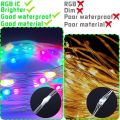 10M/Led Strip Lights Mobile APP music senser Remote Control String Fairy Light RGB IC Party Christmas Lights Festoon Lamp Wedding Room Decoration. 