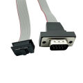 VGA Male DB9 RS232 Male to 10 Pin Serial Port Ribbon Power Cable Adapter 232 serial line 9-pin bezel motherboard line Cp-1-65-125L. 