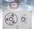 Reel To Reel Blank Cassette Tape Blank Sound Cassette Tape 50 Minutes Normal Bias Double Sided Transparent Box for Music Recording. 