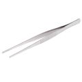 Hospital Home Stainless Steel Straight Tweezers Forceps Handy Tool 9.6" Long. 