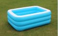 Inflatable Swimming Pool Rectangular Swimming Pool for Toddlers, Kids 130CM X 90CM X 48CM 4.3FT LENGTH 3FT WIDTH 1.6FT HEIGHT. 